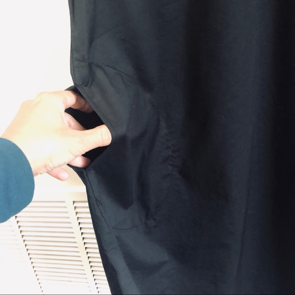 J. Jill Black Short Sleeve Swing Dress Sz. MP - Picture 5 of 8